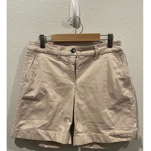 BODEN Beige Short Shorts